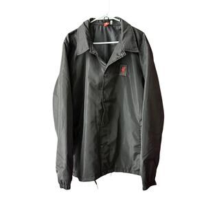 Men's Black Liverpool Coaches Full-Snap Jacket 2XL